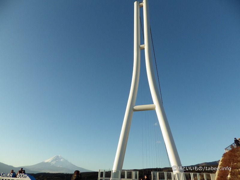 主塔と富士山