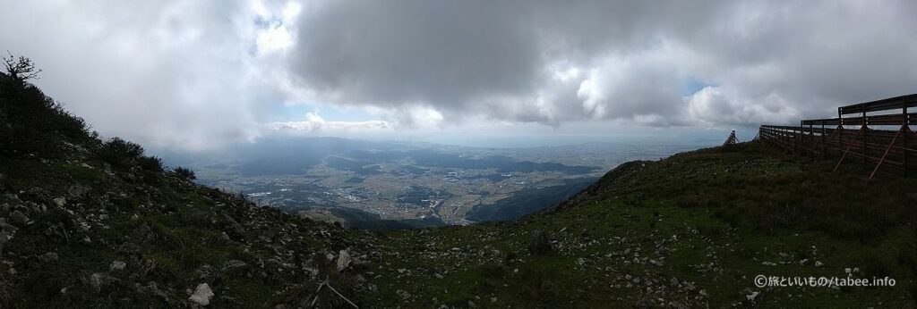 伊吹山からのパノラマ写真