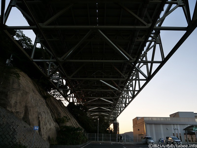 福岡へ向かう橋の下