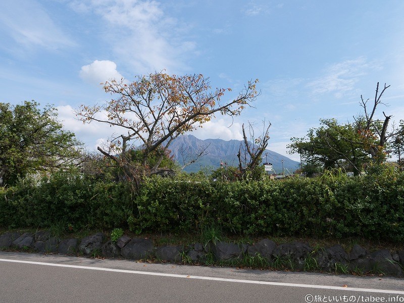 道端の駐車場に車を停めて歩きましょう