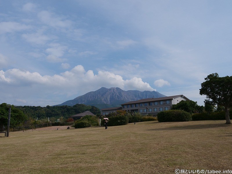 良い感じに桜島とれました