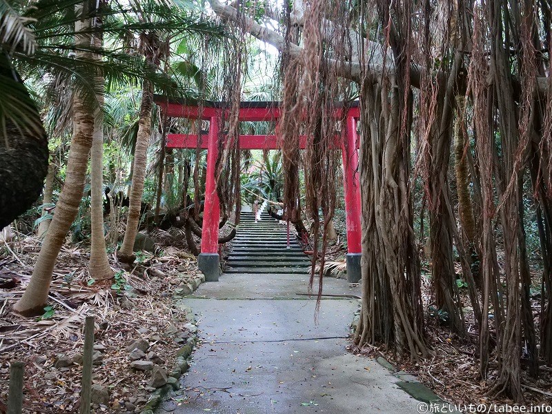 御崎神社の鳥居が見えてきました