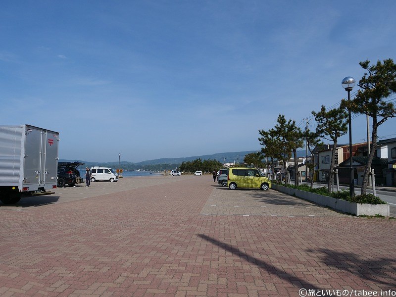 結構広い駐車場