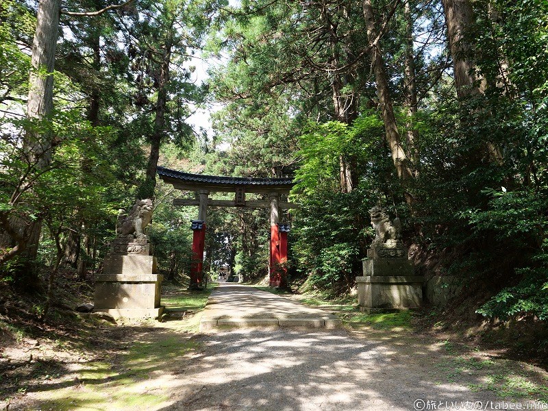 鳥居が見えてきました