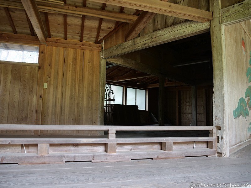 裏通路から裏楽屋