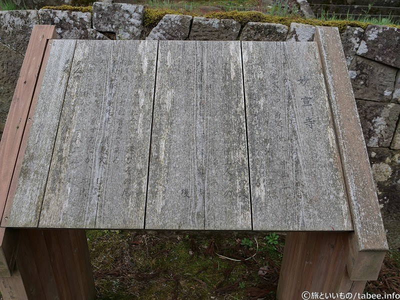 妙宣寺についての案内板