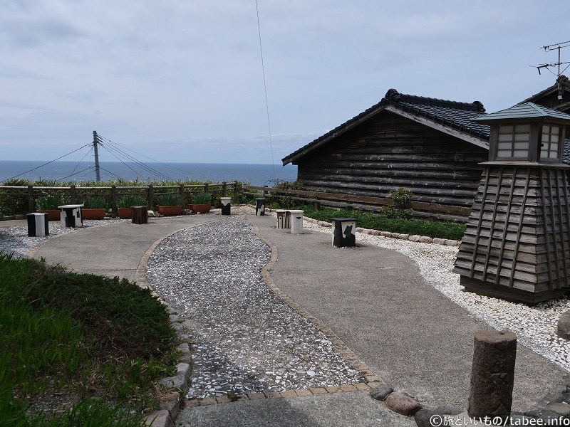 ちょっとした見晴らしの広場がある京町茶屋