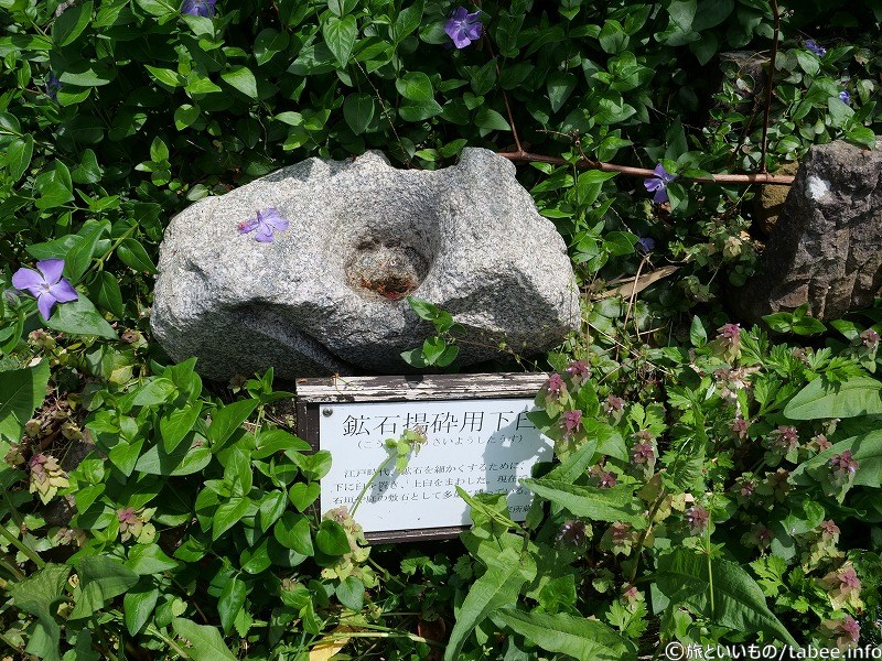 鉱石揚砕用下臼