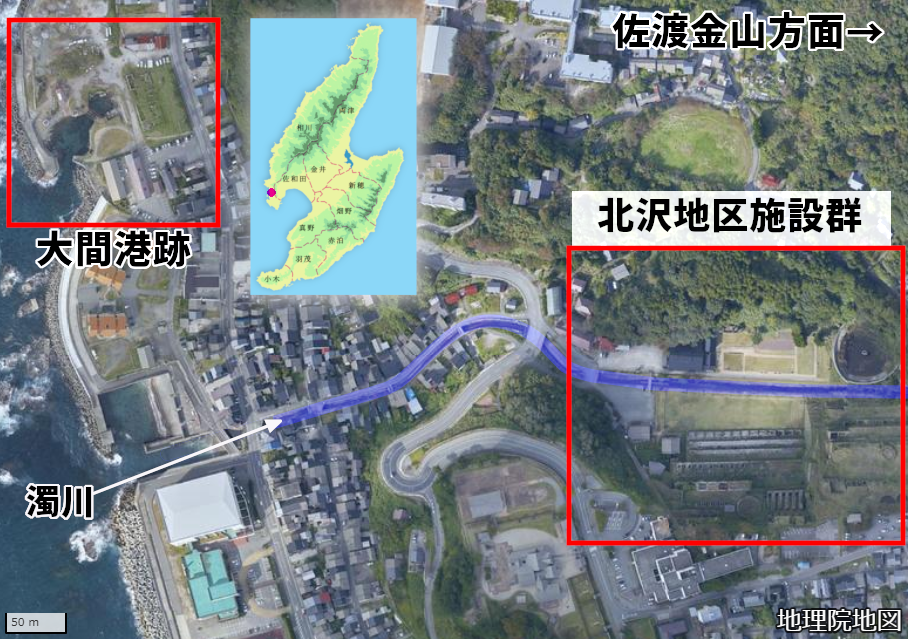 北沢地区地図