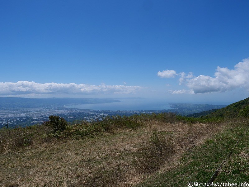 真野湾側の景色