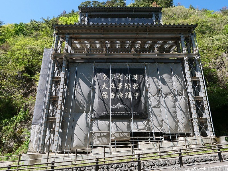 旧佐渡鉱山採鉱施設 大立竪坑櫓