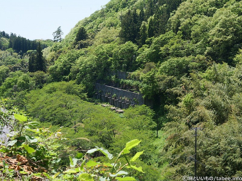眼下には搗鉱場