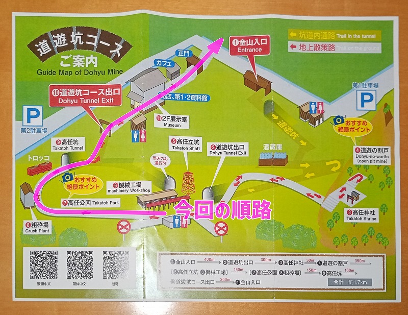今回の順路