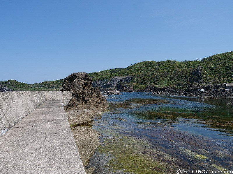 防波堤から